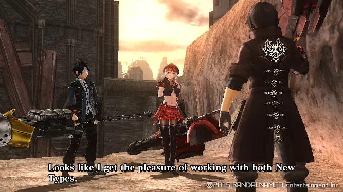God eater, one of the in game cutscenes.