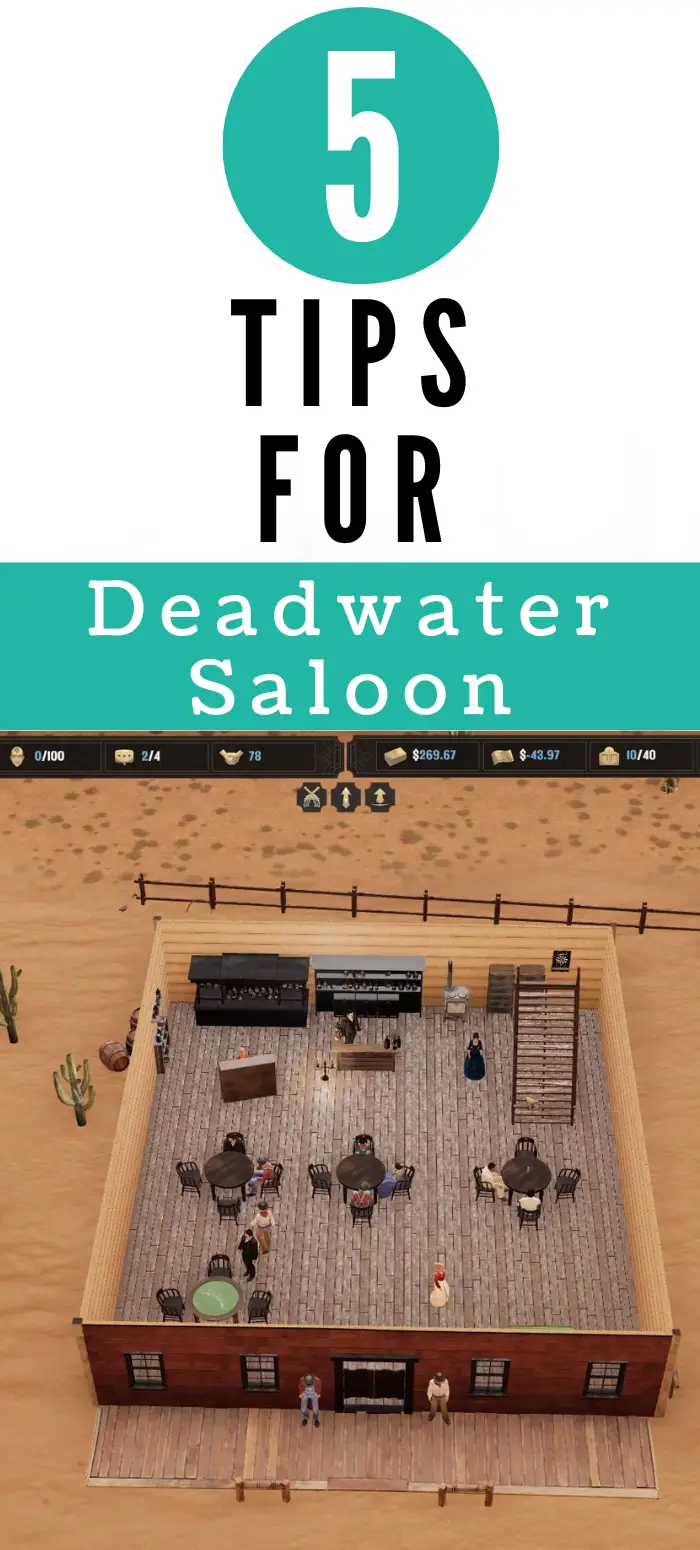 Deadwater saloon tips - pinterest pin