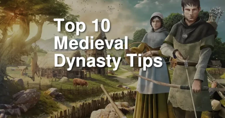 Top ten medieval dynasty tips - cover